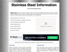 Tablet Screenshot of estainlesssteel.com